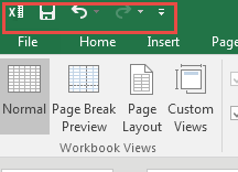 Quick Access Toolbar