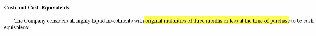 Colgate Cash and Cash Equivalents