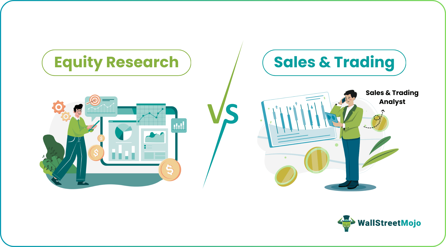 equity research vs sales and trading