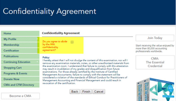 IMA Confidentiality Agreement