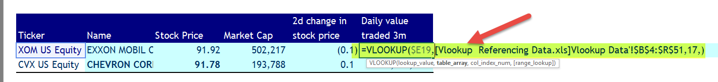 Financial Modeling Interview - VLOOKUP