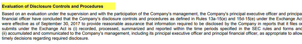 Accounting Principles - Disclosure