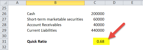 formula in Excel template