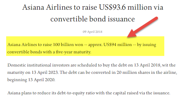dilutive securities - convertible bonds