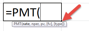 PMT Formula