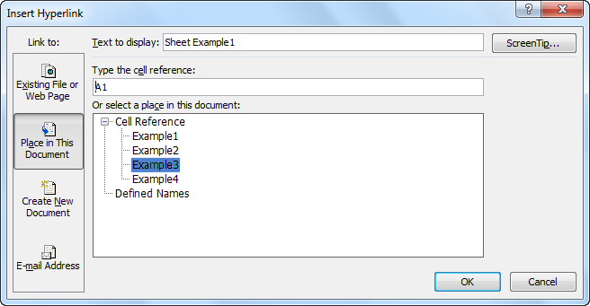 Hyperlink EXAMPLE 1-4