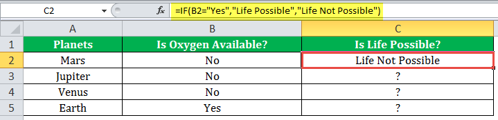 IF Function Example 1-2