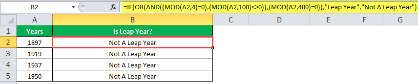 IF Function Example 2-1