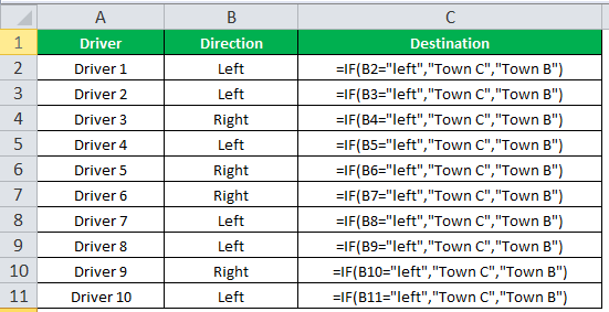 IF Function Example 3-3
