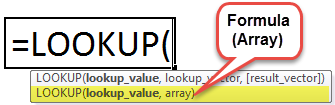 LOOKUP Function
