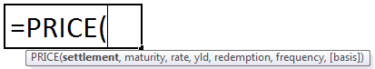 price function formula