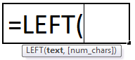 LEFT Formula