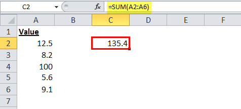 SUM Example 3
