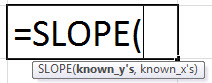 SLOPE Formula