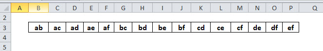 COMBIN Example 1