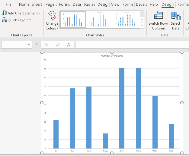 Column Chart Example 1-4