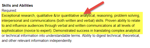 Hedge Fund Job Skills