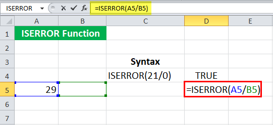 ISERROR Illustration 3