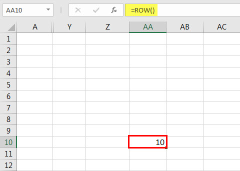 ROW Function 3