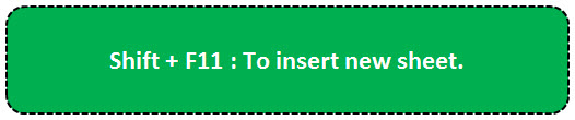 shift F11 Insert new sheet