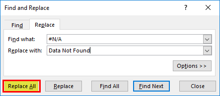 replace all button