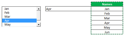 List Box in Excel 11