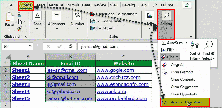 Remove Hyperlinks - step 5