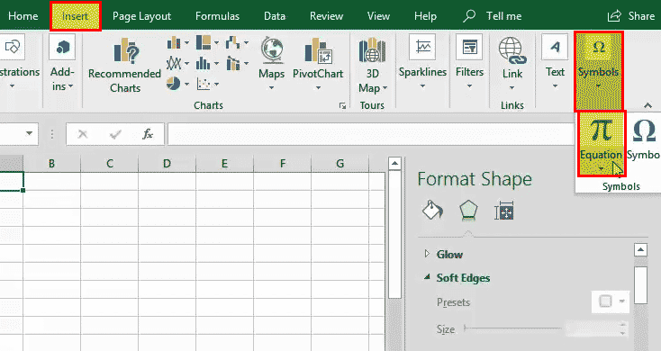 Superscript in Excel - Quick Access Toolbar (QAT) Method 4