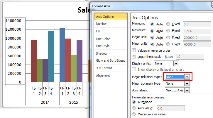clustered Column Chart Example 1-7