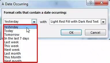 conditional formatting example 3-2