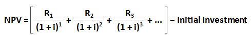 npv formula
