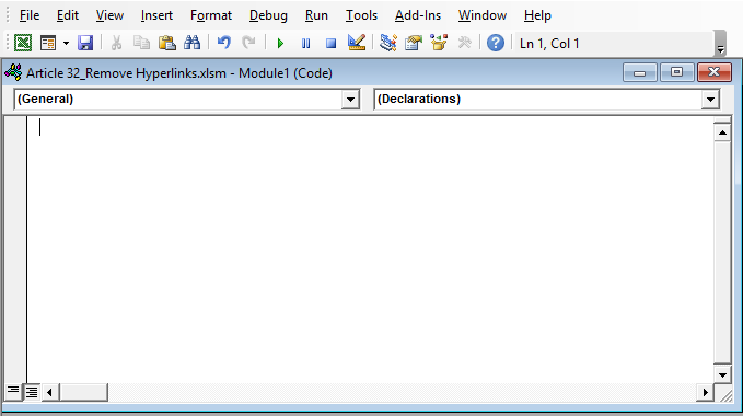remove hyperlinks - method 2- step 9