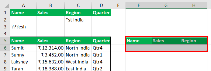 Excel Example 6-1