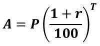 Compound interest formula