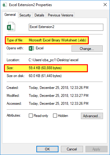 Excel Extensions (File Format 2 xlsb) 2