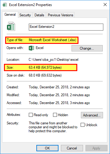 Excel Extensions (File Format 2 xlsb)