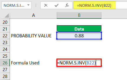 Norm.S.INV Example 2-2