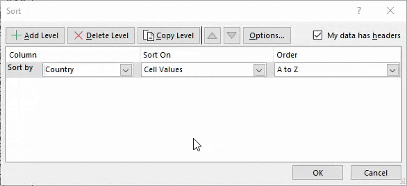 Click on Add Level