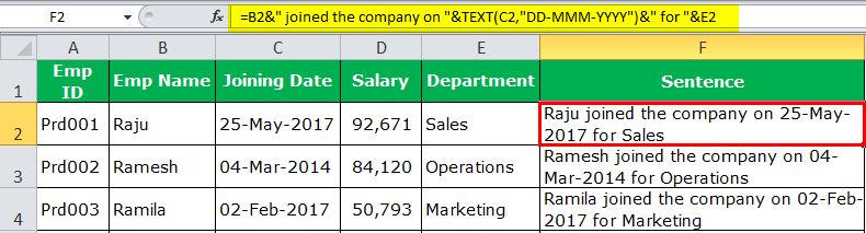 Combine Text with Dates 1
