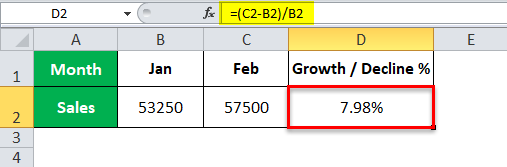 Percentage example 3-2