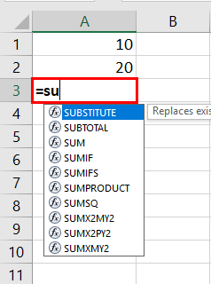 Insert Function Example 1-1