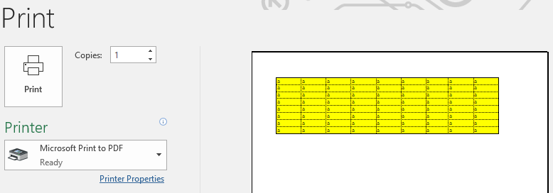 Print in Excel - 11