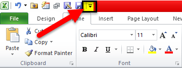 Save as quick access method 2