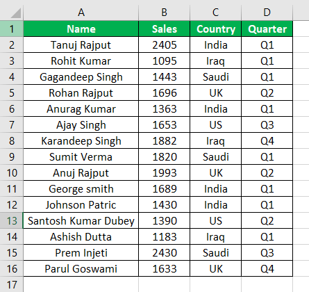 Split in Excel Example 2