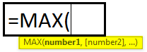 Basic Max Formula