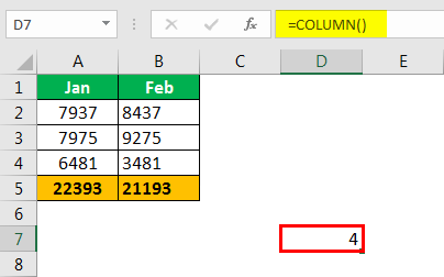 Excel Column to Numbers example 1.4
