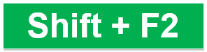 Insert Comments shortcut key