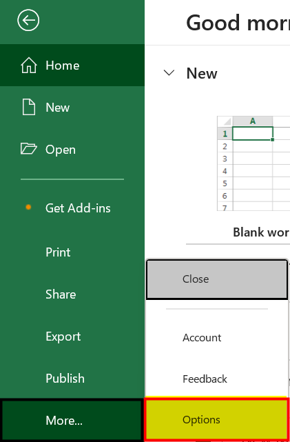 Page Break in Excel - FAQ 1 - Step 1