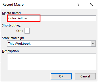 Recording and Saving Macro 1-2