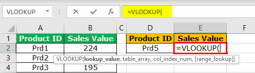 VLOOKUP Function Step 3
